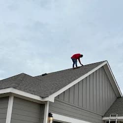Roofing work photographed by Michael Bevilacqua